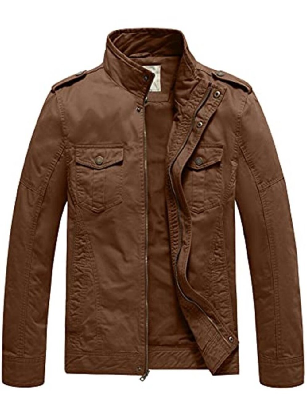 Mens Tactical Jacket Windbreaker Cotton Military Style Fall Outdoor Utility Coat